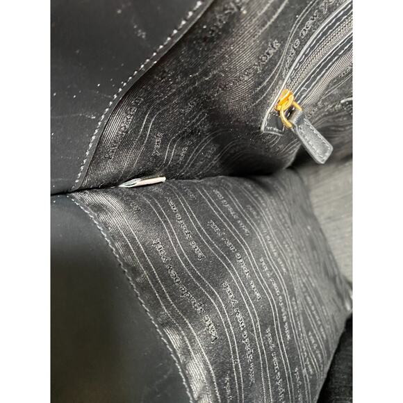 Kate Spade Flower Monogram Manhattan Chenille Large Tote - Picture 4 of 10